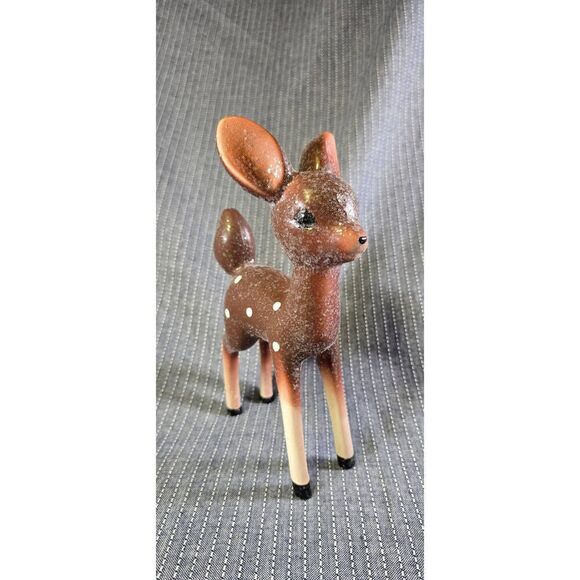 Retro Style Sugar Glitter Ceramic Deer - Picture 1 of 9